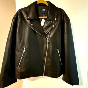 Gap Women’s XL Leather Jacket Brand New